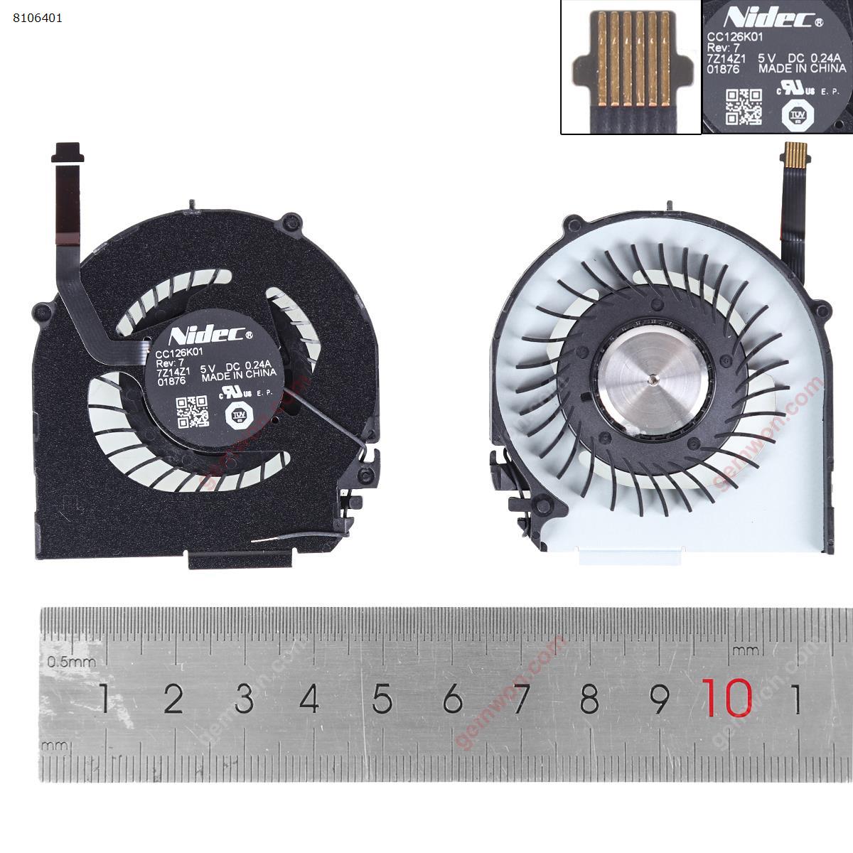 Picture of New Replacement CPU Cooling Fan For Lenovo Thinkpad New X1 Carbon 2014 2015 00HN743 04X3829，ORG. 00HN743 04X3829 Layout