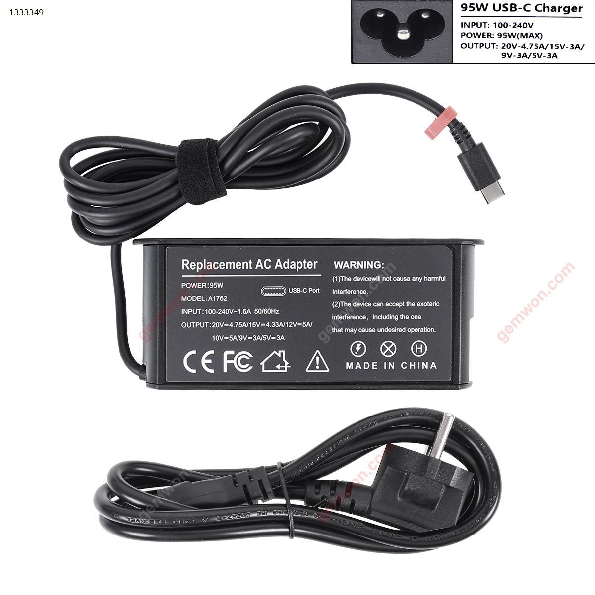 Picture of 95W USB-C charger for Type-C for Lenovo Notebook Fast Charger Eurogauge