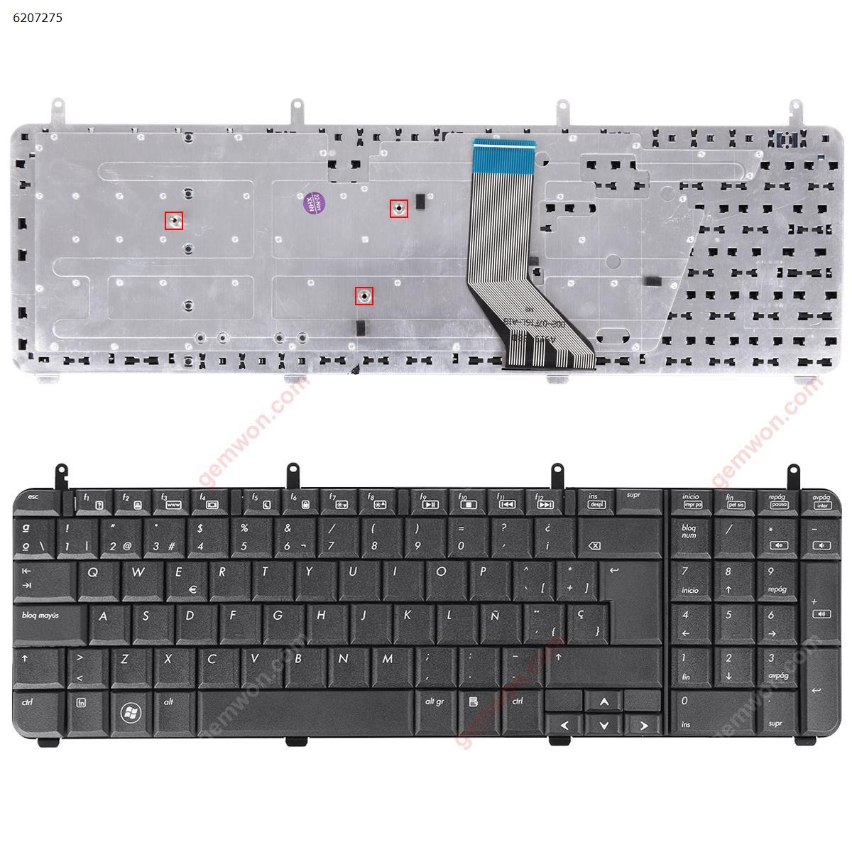 Picture of New Replacement Laptop Keyboard For HP DV7-2000 DV7-3000 BLACK(OEM) SP Layout