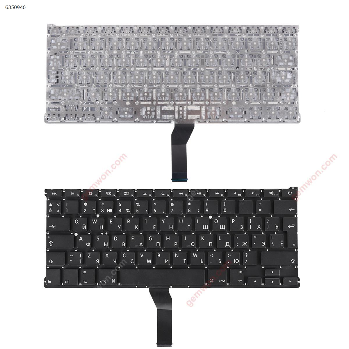 Picture of New Replacement Laptop Keyboard For APPLE Macbook Air   A1369   A1466   A1405   MC965  MC966  MC503  MC504 13" BLACK(without Backlit) RU Layout