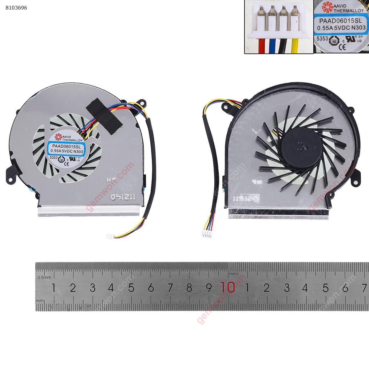 Picture of New Replacement CPU Cooling Fan For MSI GE62VR GE72VR 4pin GPU，High copy. N/A Layout