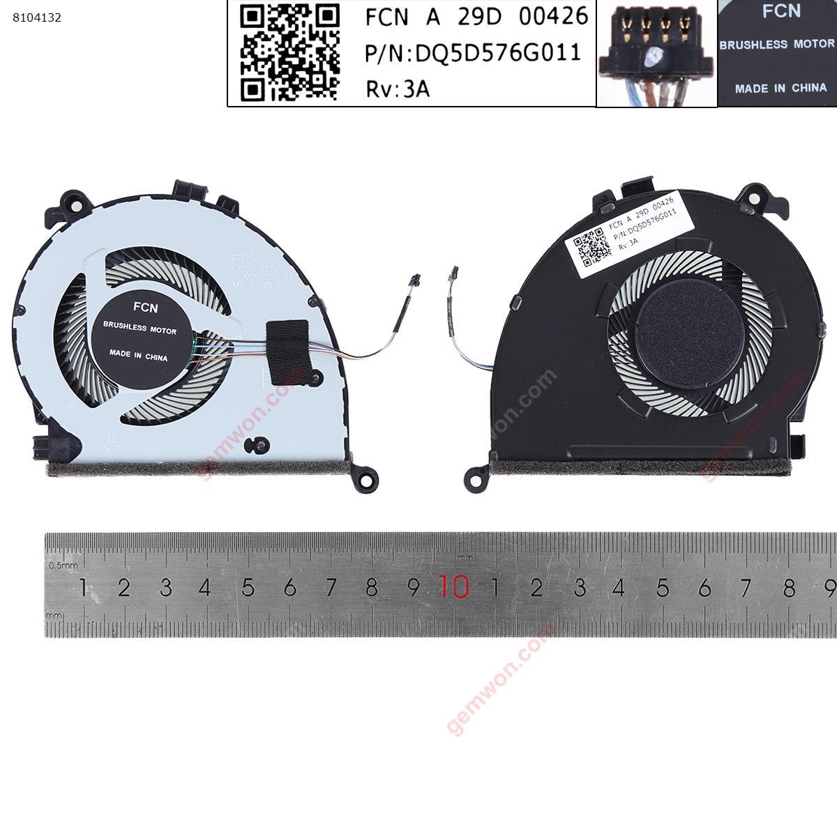 Picture of New Replacement CPU Cooling Fan For Lenovo ThinkBook 14-IIL 14-IML 15-IIL 15-IML（ORG） N/A Layout