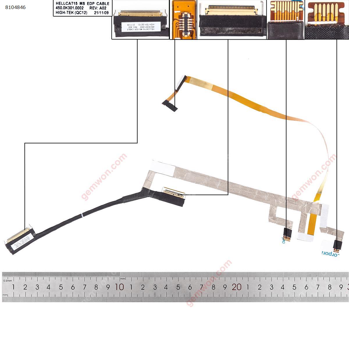Picture of New LCD Display Screen Cable Replacement  For Dell Inspiron 7506 5400 7500.