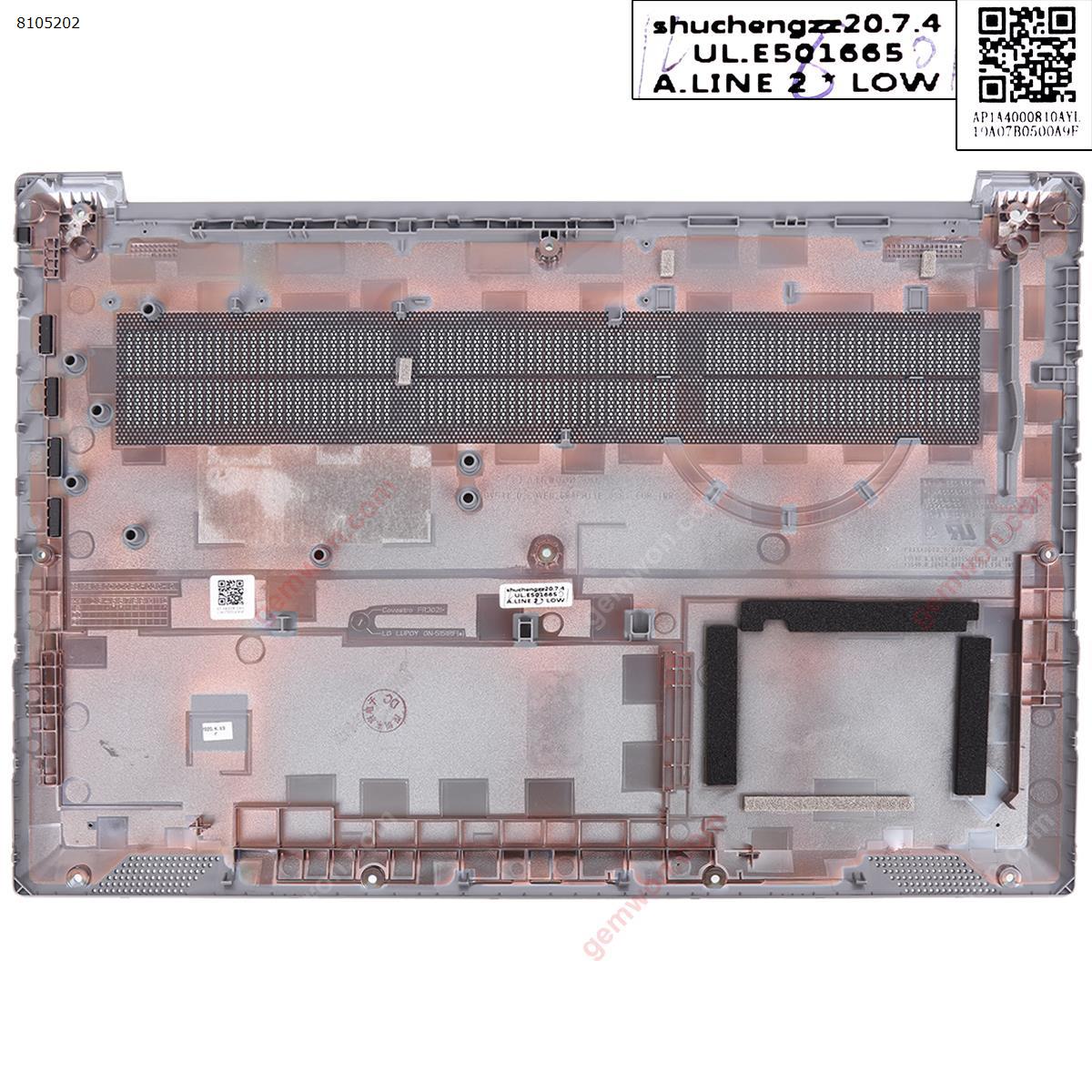Picture of New Replacement Laptop Cover For Lenovo ideapad S145-15IWL 340C-15 Laptop Base Bottom Case Cover silver gray.