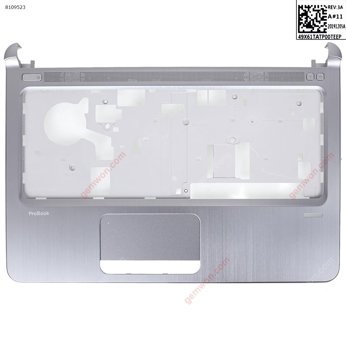 Picture of New Replacement Laptop Cover For HP 430 G3 Palmrest Upper Cover Silver .