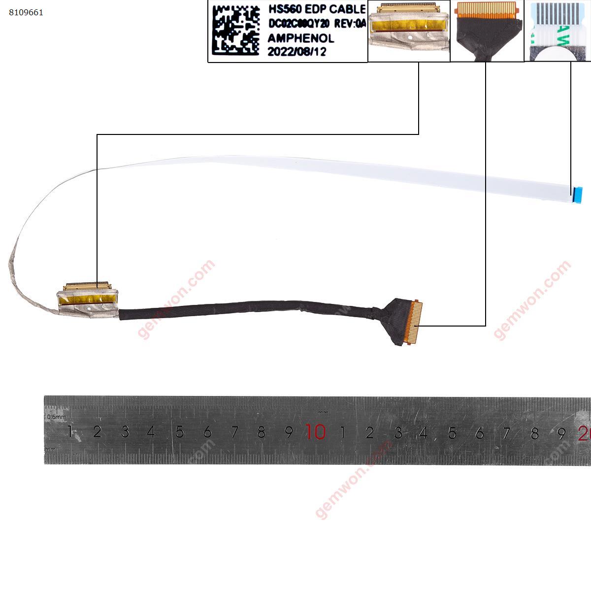 Picture of New LCD Display Screen Cable Replacement  For Lenovo IdeaPad 3 15 3-15ITL6 alc6 ABA7 ADA6 30Pin HS560 15S 2021 .