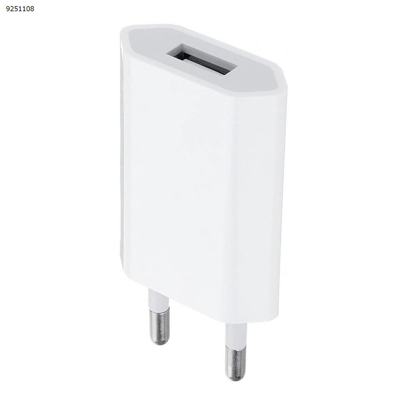 Picture of USB port charging head 5V1A European standard charging head is suitable for iPhone
