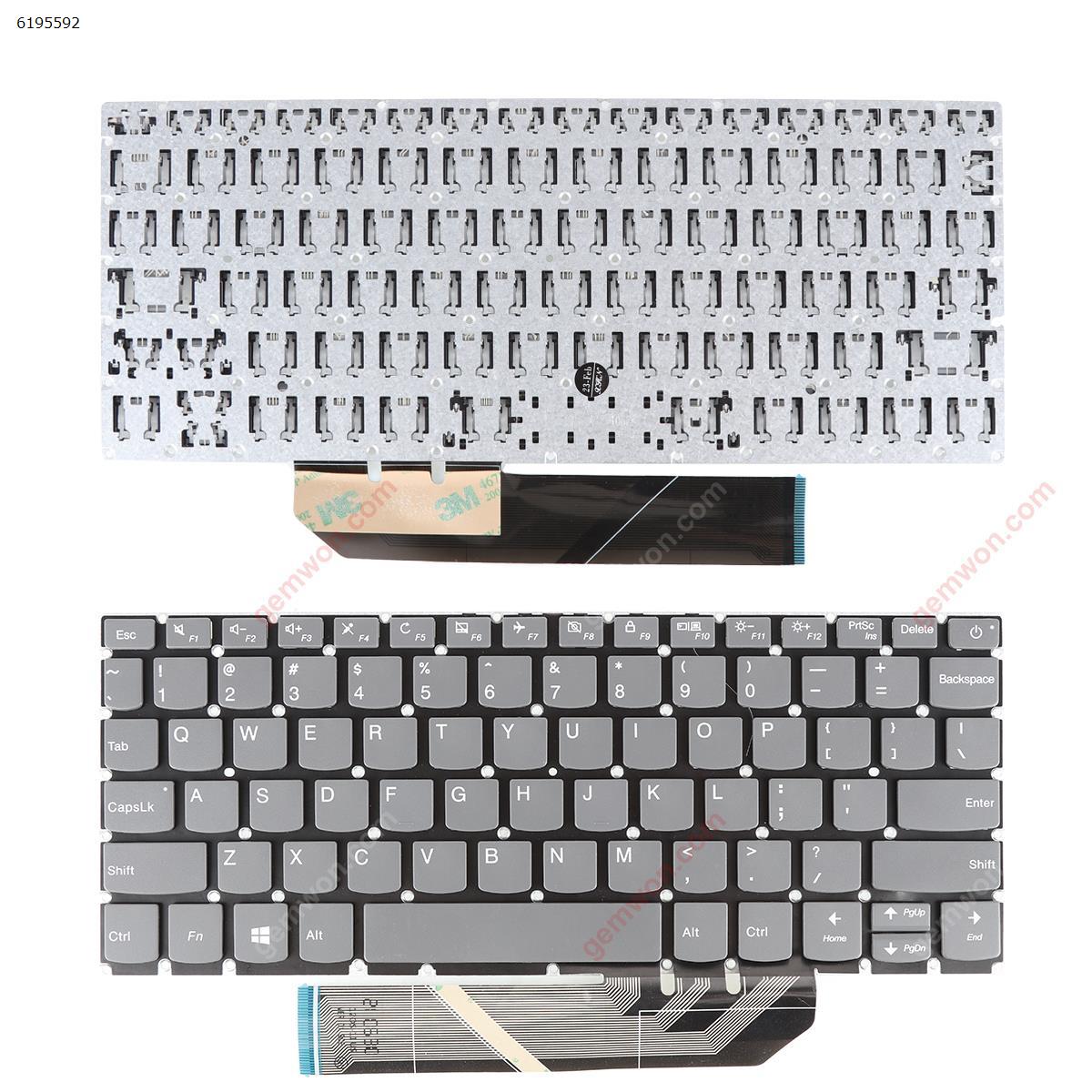 Picture of New Replacement Laptop Keyboard For Lenovo Ideapad 120S-11IAP Air14IKBR AIR15ARR GRAY US Layout
