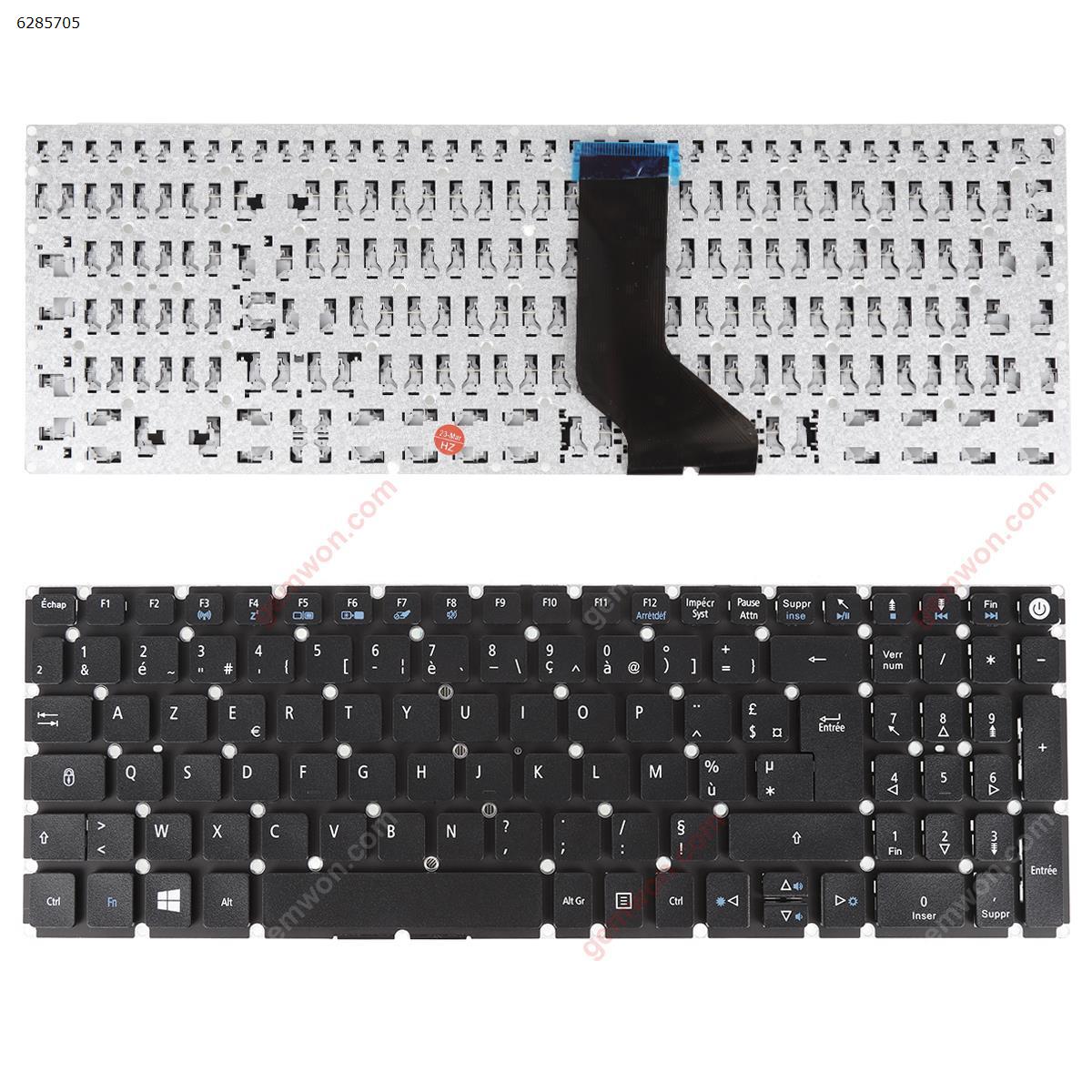 Picture of New Replacement Laptop Keyboard For Acer Aspire A315-32 A315-33 A315-41G A315-53G A715-72G A717-72G A315-51 A315-51G A515-51G A517-51G A315-21 A315-21G-99N8 BLACK （Win8） FR Layout