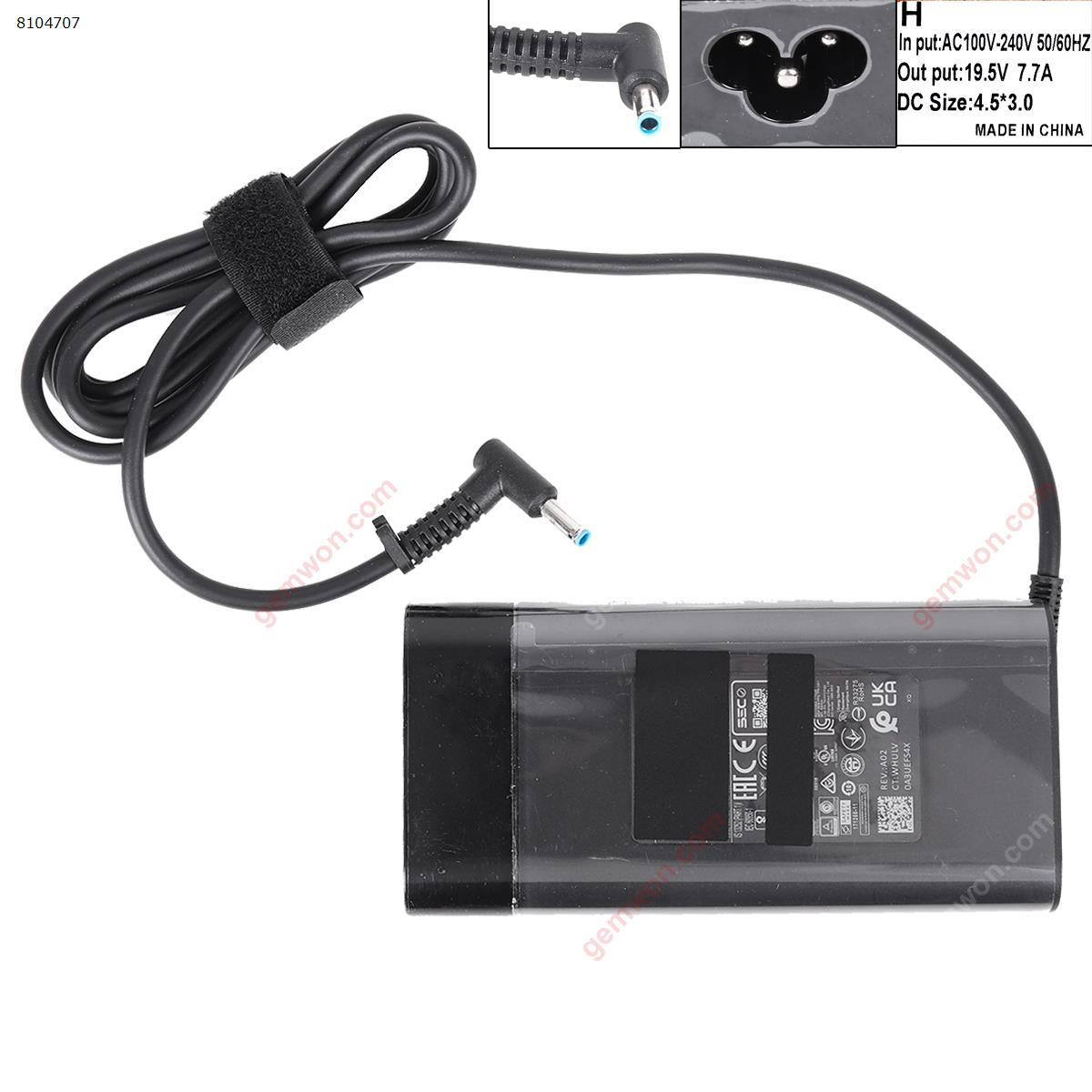 Picture of HP 19.5V 7.7A 150W 4.5x3.0x0.7mm （ Quality : A+） 