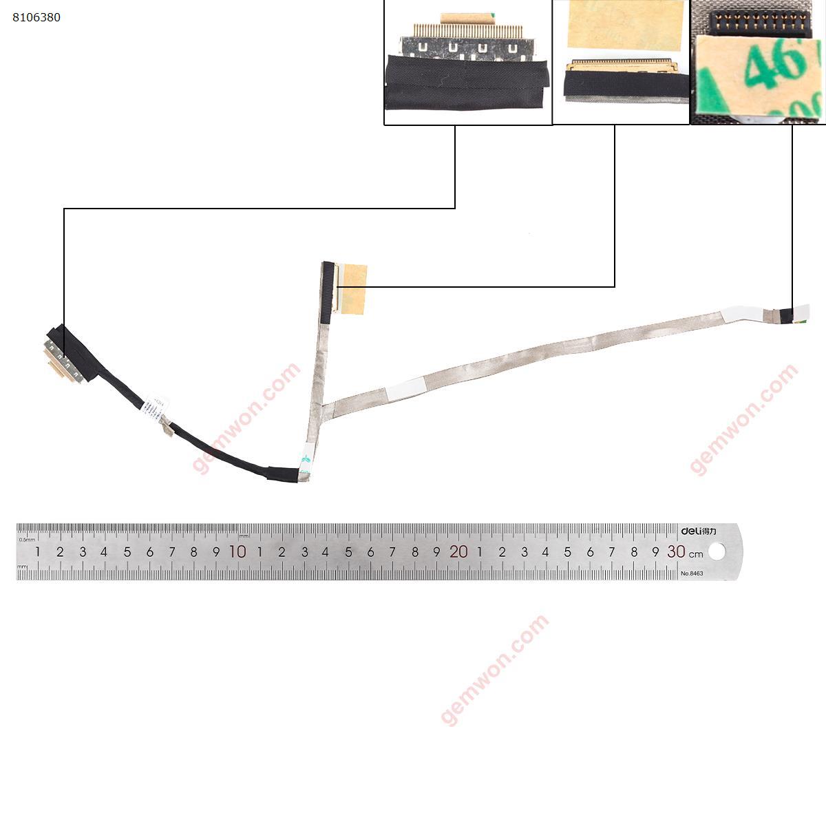 Picture of New LCD Display Screen Cable Replacement  For HP Folio 9470m 9480m FHD 40pin.