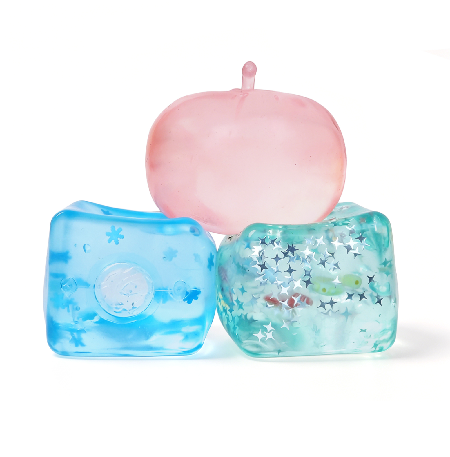 8 Pack Squishy Pinch Fidget Toy Set – Soft Stretch Squeeze Sensory Stress Relief Toys