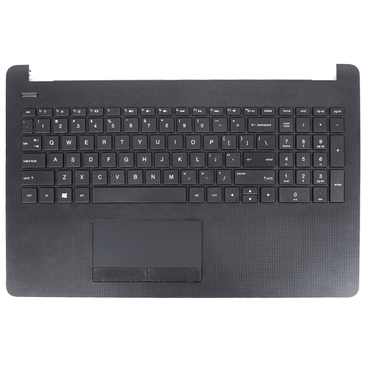 Picture of New Replacement Laptop Cover For HP TPN-C129 C130 15-bs 15-bs012cy  US Keyboard Palmrest Black