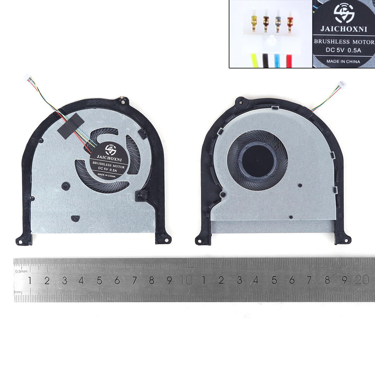 Picture of New Replacement CPU Cooling Fan For ASUS UX331U UA U3100UN （High copy）. NC55C01-18J28 Layout