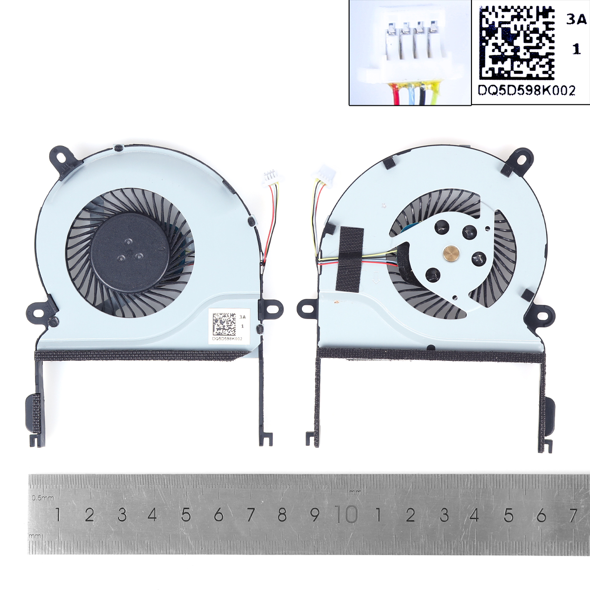 Picture of New Replacement CPU Cooling Fan For Asus UX501J UX501 UX501JW UX501VW（CPU,ORG） 13NB07D1T05011  EG50050S1-C640-S9A Layout