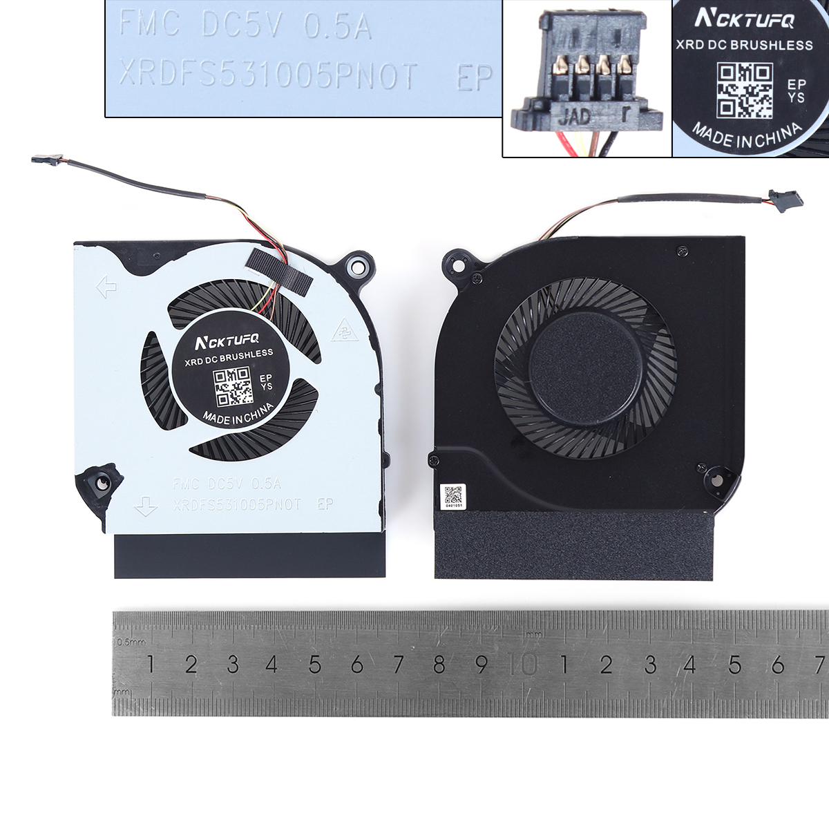 Picture of New Replacement CPU Cooling Fan For Acer Predator Helios PH317-53 PH315-52 Nitro AN515-55 AN517-52 N20C1（GPU,High copy） N/A Layout
