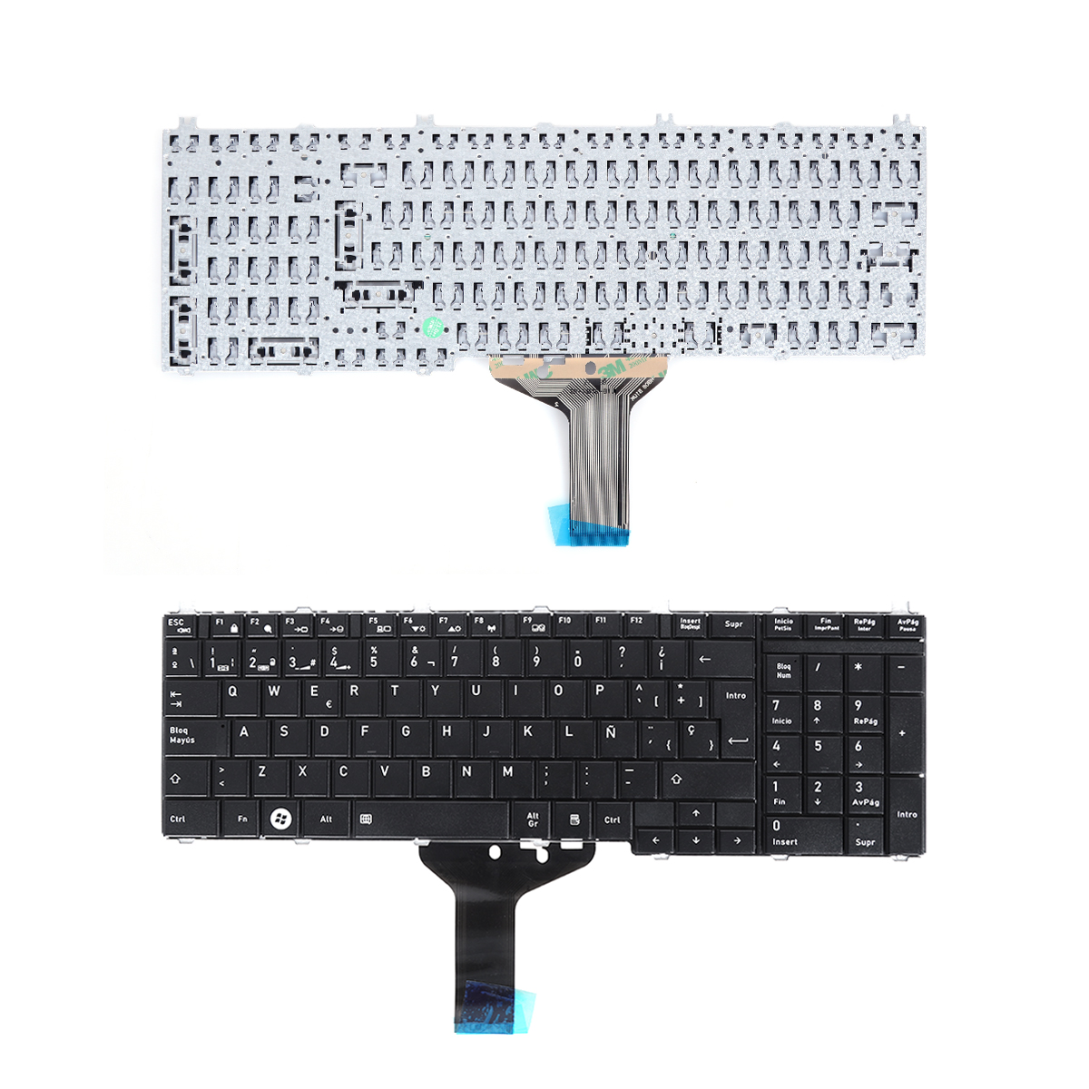Picture of New Replacement Laptop Keyboard For TOSHIBA Satellite C650 C660 L650 L670 GLOSSY SP Layout