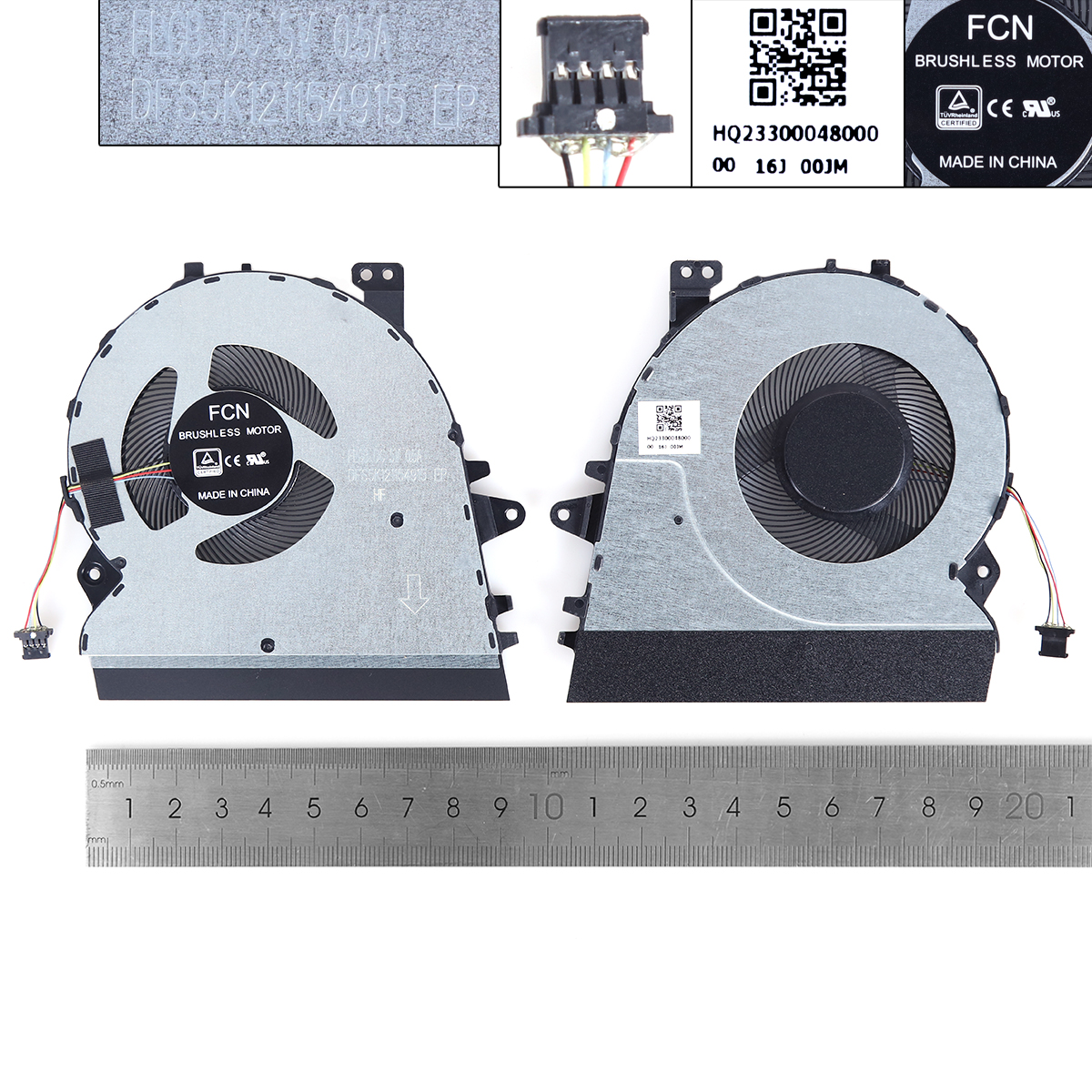 Picture of New Replacement CPU Cooling Fan For ASUS UX431 S431 UM431D BX431 S4500F U4500F（ORG） N/A Layout