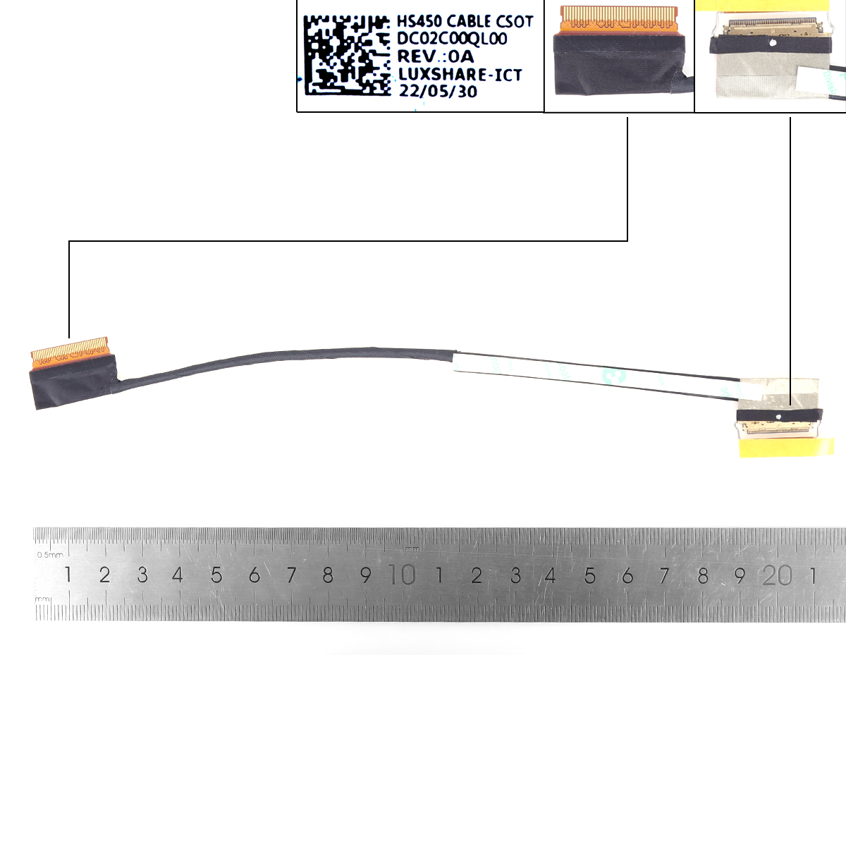 Picture of New LCD Display Screen Cable Replacement  For Lenovo Yoga Slim 7 Pro-14ITL5-14IHU5 Yoga 14s IHU ITL 2021 40pin 0. 4 