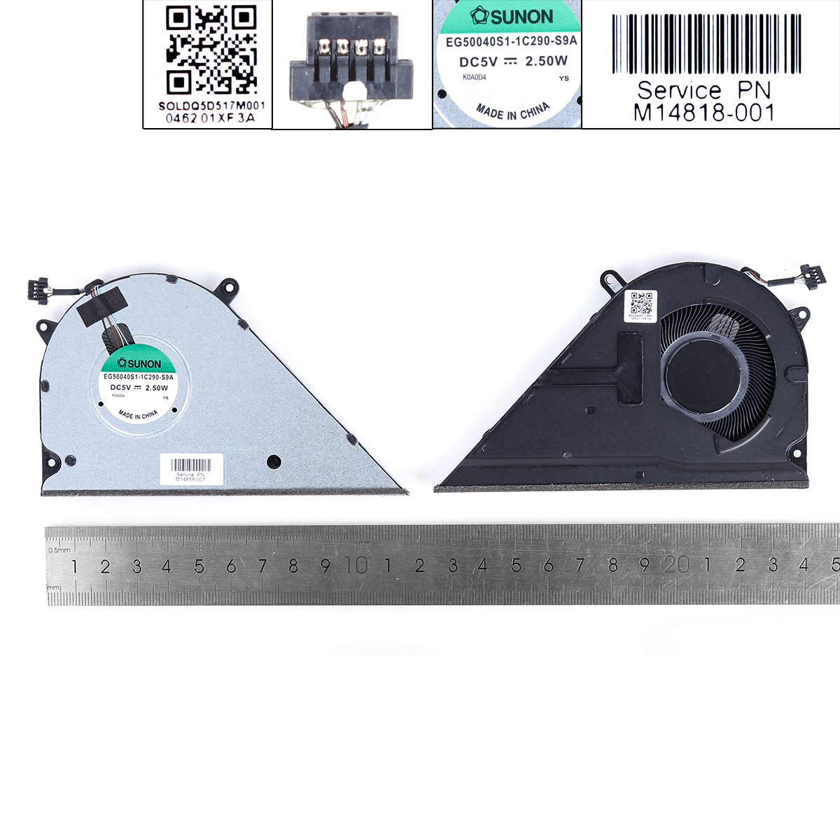 Picture of New Replacement CPU Cooling Fan For HP Pavilion 15-EG 15-EH Cooling Fan TPN-Q245 Q246（ORG） M08945-001 Layout