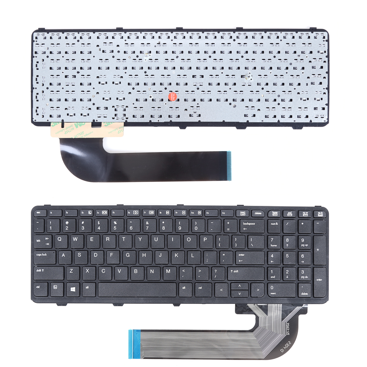 Picture of New Replacement Laptop Keyboard For HP ProBook 450 G0 450 G1 450 G2 455 G1 455 G2 BLACK FRAME BLACK US Layout