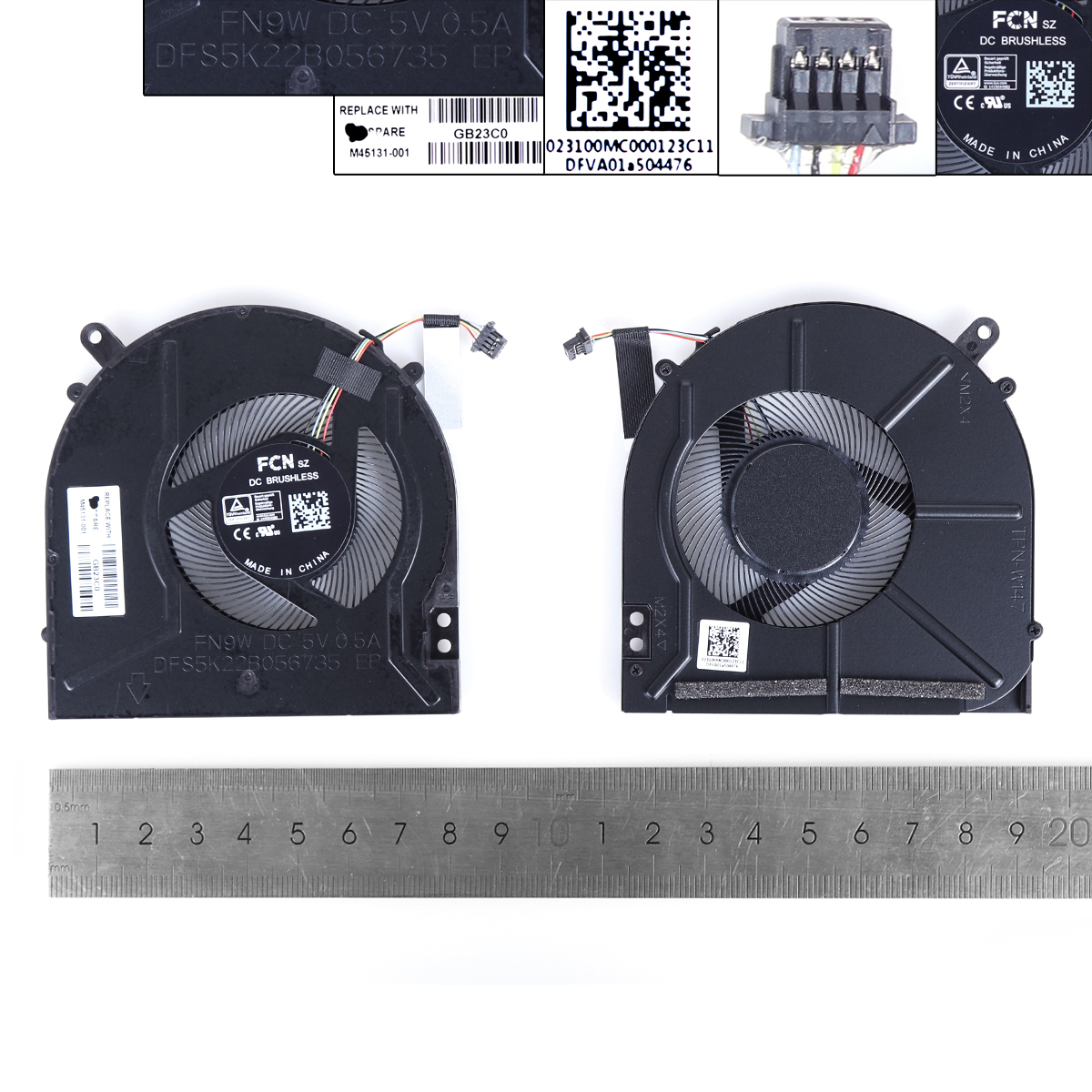 Picture of New Replacement CPU Cooling Fan For HP Pavilion X360 15-ER 15T-ER 15-ER0056CL（ORG） M45131-001 Layout