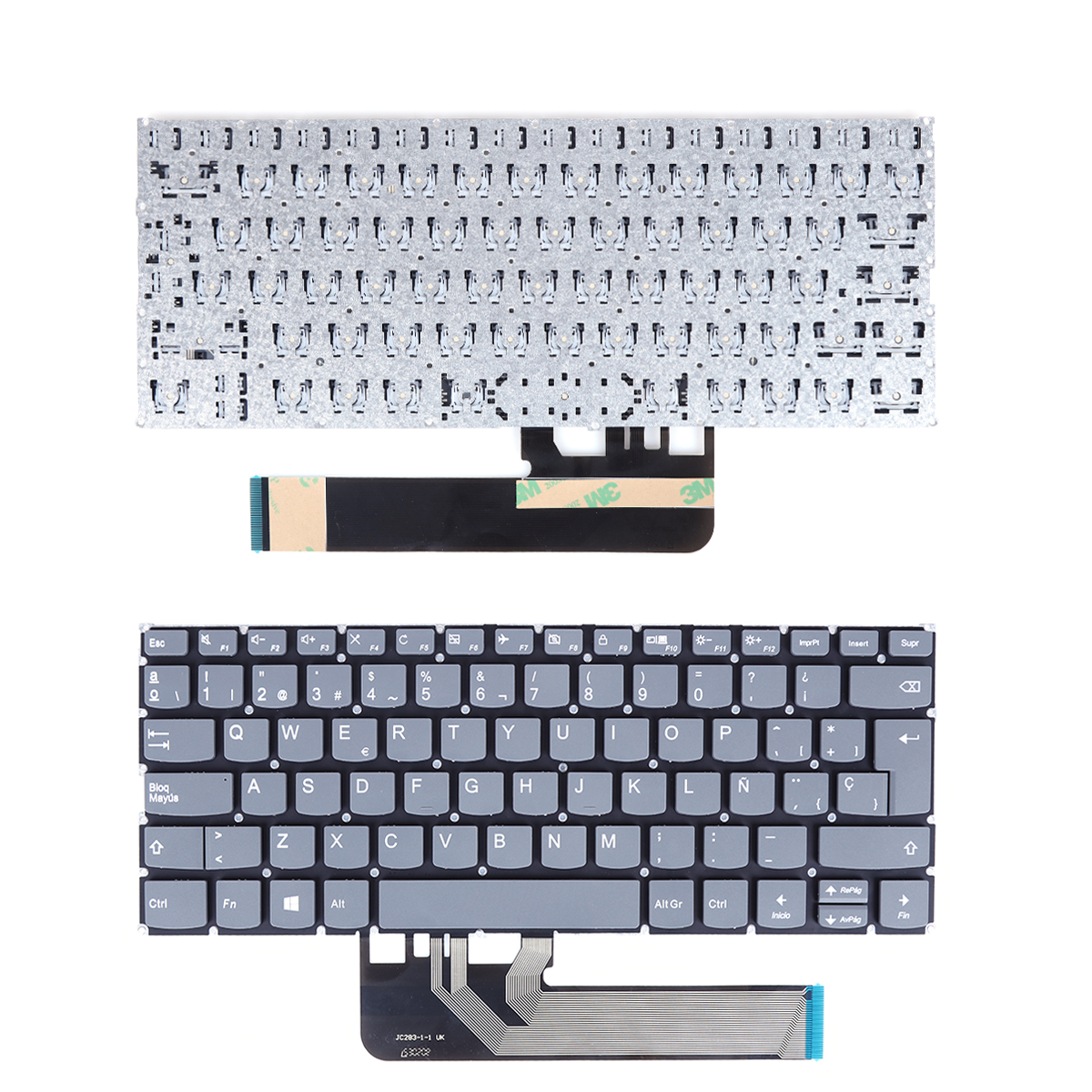 Picture of New Replacement Laptop Keyboard For Lenovo Yoga 530-14IKB 530-14ARR 730-13ikb 730-13iwl 730-15ikb 730-15iwl GRAY （without backlit , without frame ，without foil,win8） SP Layout
