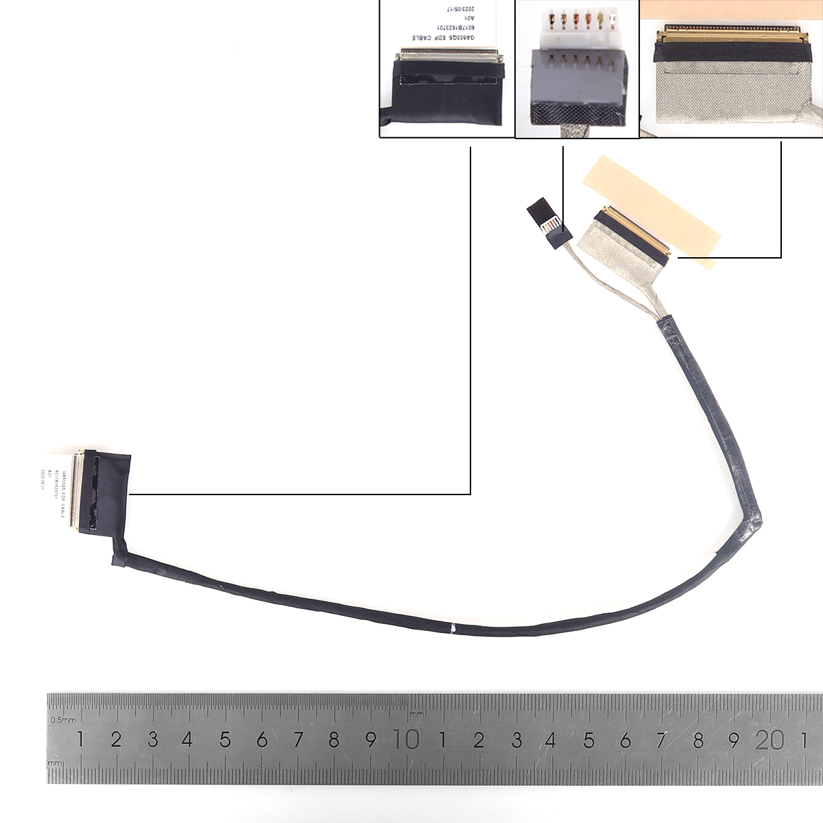 Picture of New LCD Display Screen Cable Replacement  For ASUS ROG 15 GA503QS GA503QC/QE/QM/QR 40pin 0.5.