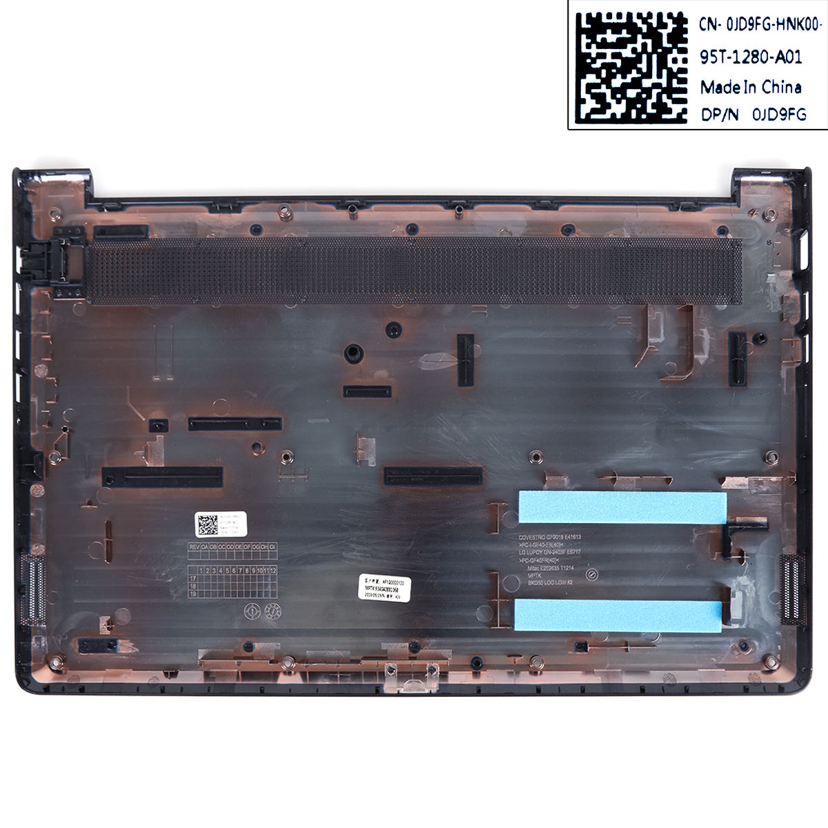 Picture of New Replacement Laptop Cover For DELL Vostro 15 5568 V5568 Bottom Case Cover Grey
