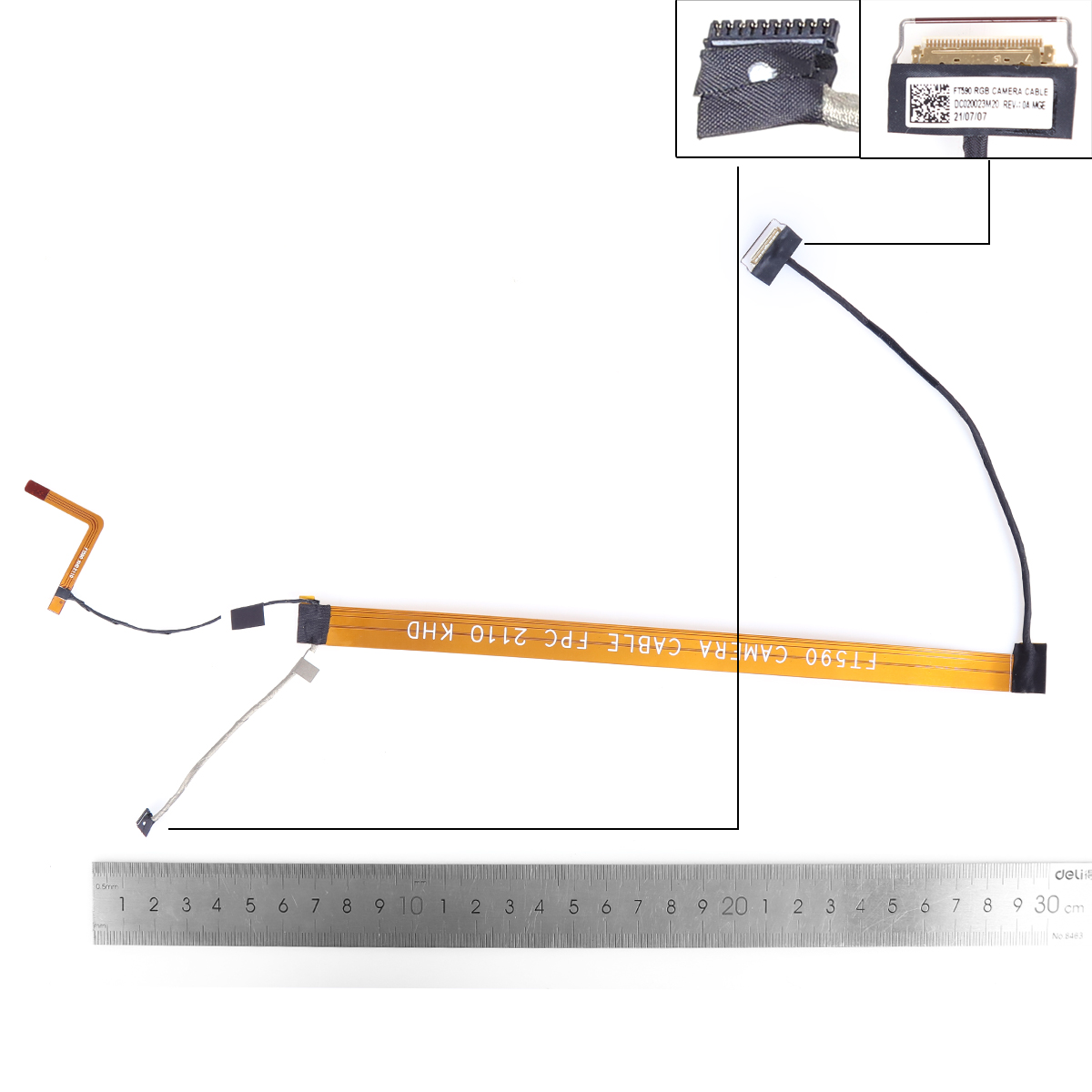 Picture of New LCD Display Screen Cable Replacement  For LENOVO  Thinkpad T590 P53S T15 P15S genl Without IC RGB.