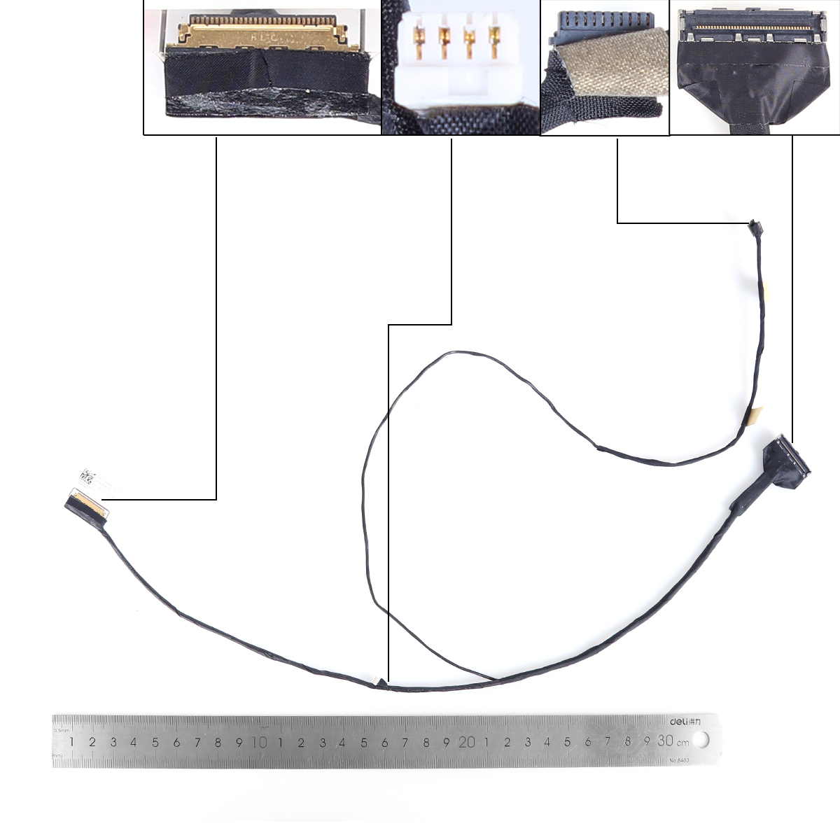 Picture of New LCD Display Screen Cable Replacement  For HP ZBOOK 17 G3 G4 Envy M7 M7-N 30pin 0.5 2D