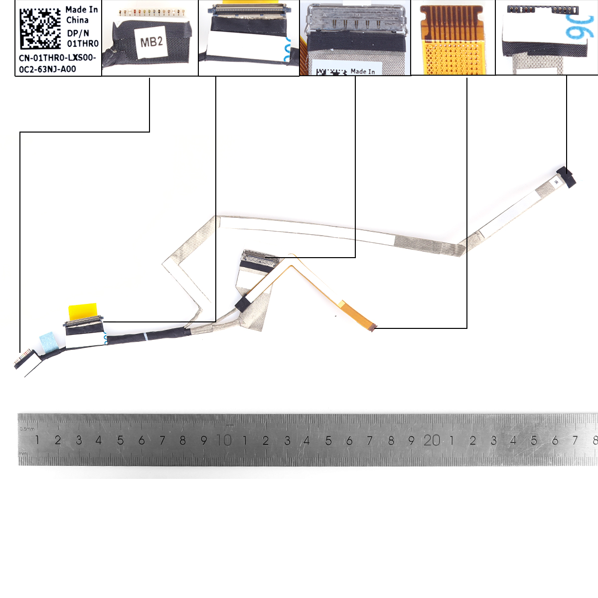 Picture of New LCD Display Screen Cable Replacement  For DELL Latitude 5300 2-in-1 E5300 30pin 0.4 IR