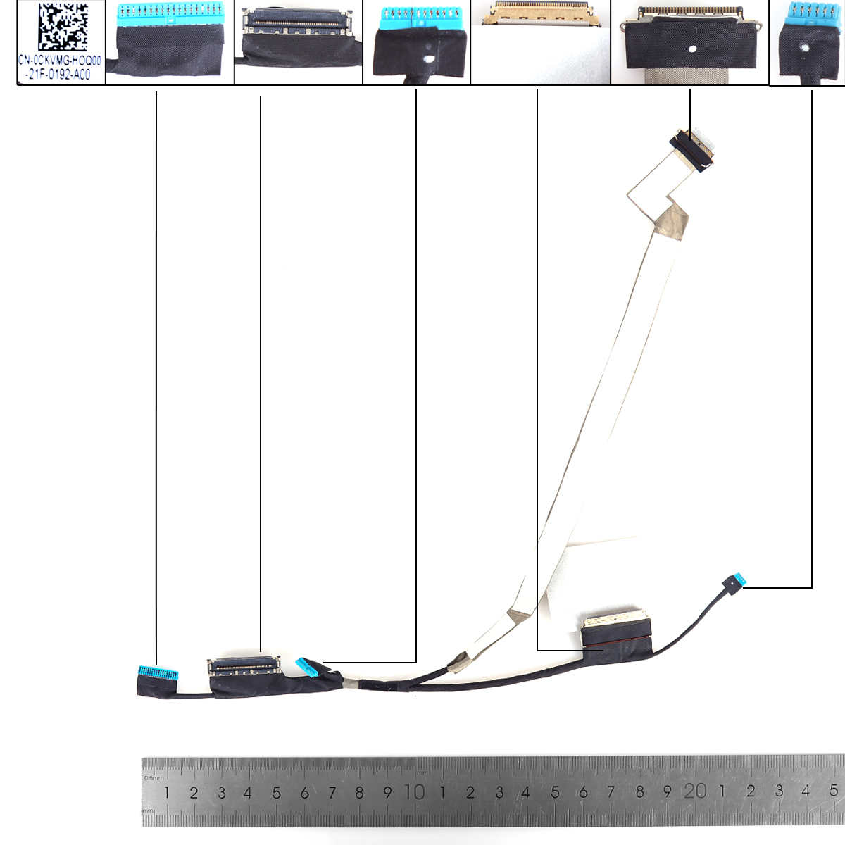Picture of New LCD Display Screen Cable Replacement  For Dell Latitude 5420 E5420 40pin0.5 IR