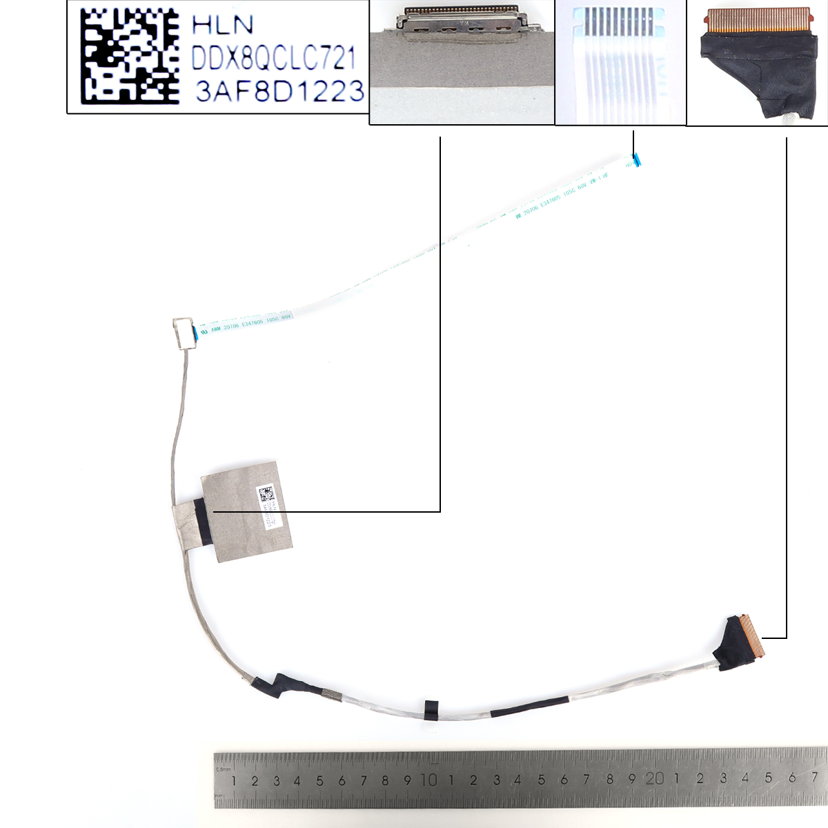 Picture of New LCD Display Screen Cable Replacement  For HP 450 g8 455 G8 650 g 830pin 10pin