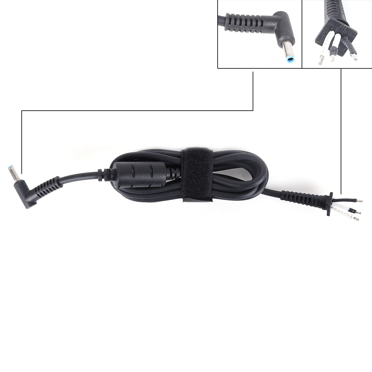 Picture of 200W DC Power Cable Male 4.5*3.0mm with LED For HP 1.5m Wire DC Plug Cord	