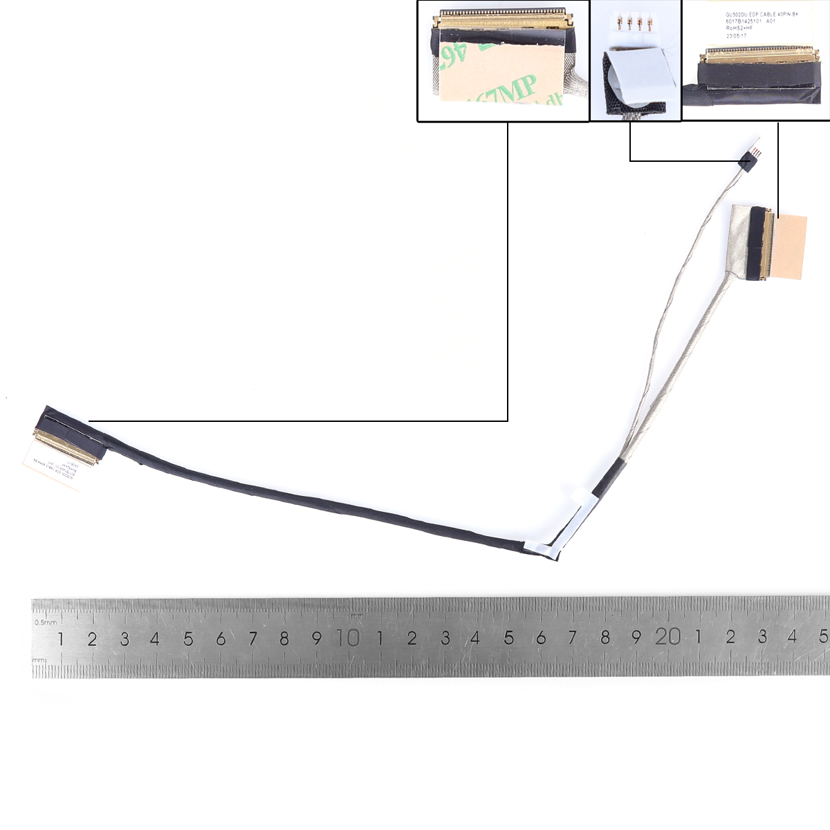 Picture of New LCD Display Screen Cable Replacement  For ASUS ROG 15 GU502DU GA502I GU502DL 40pin 0. 5.