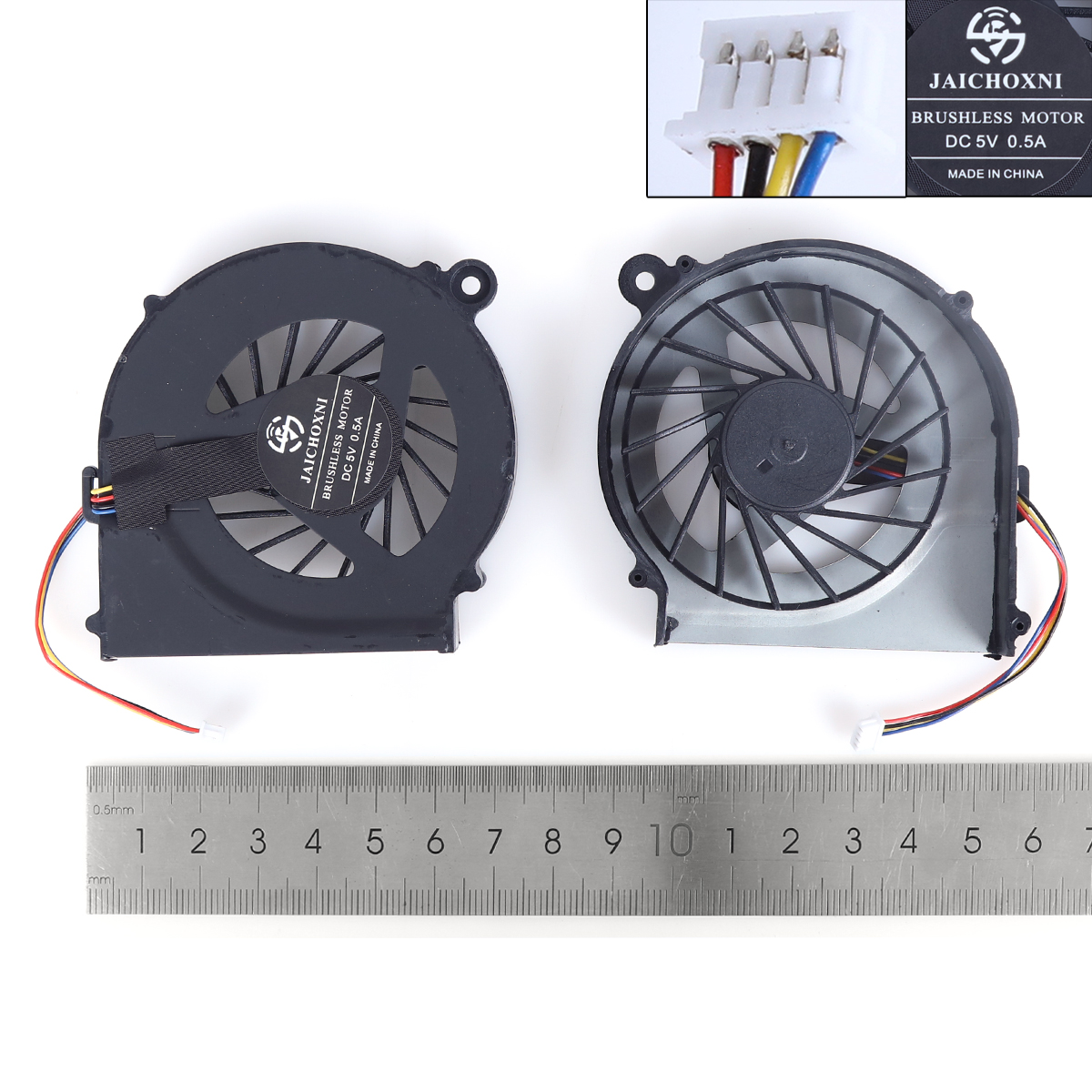 Picture of New Replacement CPU Cooling Fan For HP CQ42 G42 450 1000 CQ62 G6-1000 4pin （High copy） N/A Layout