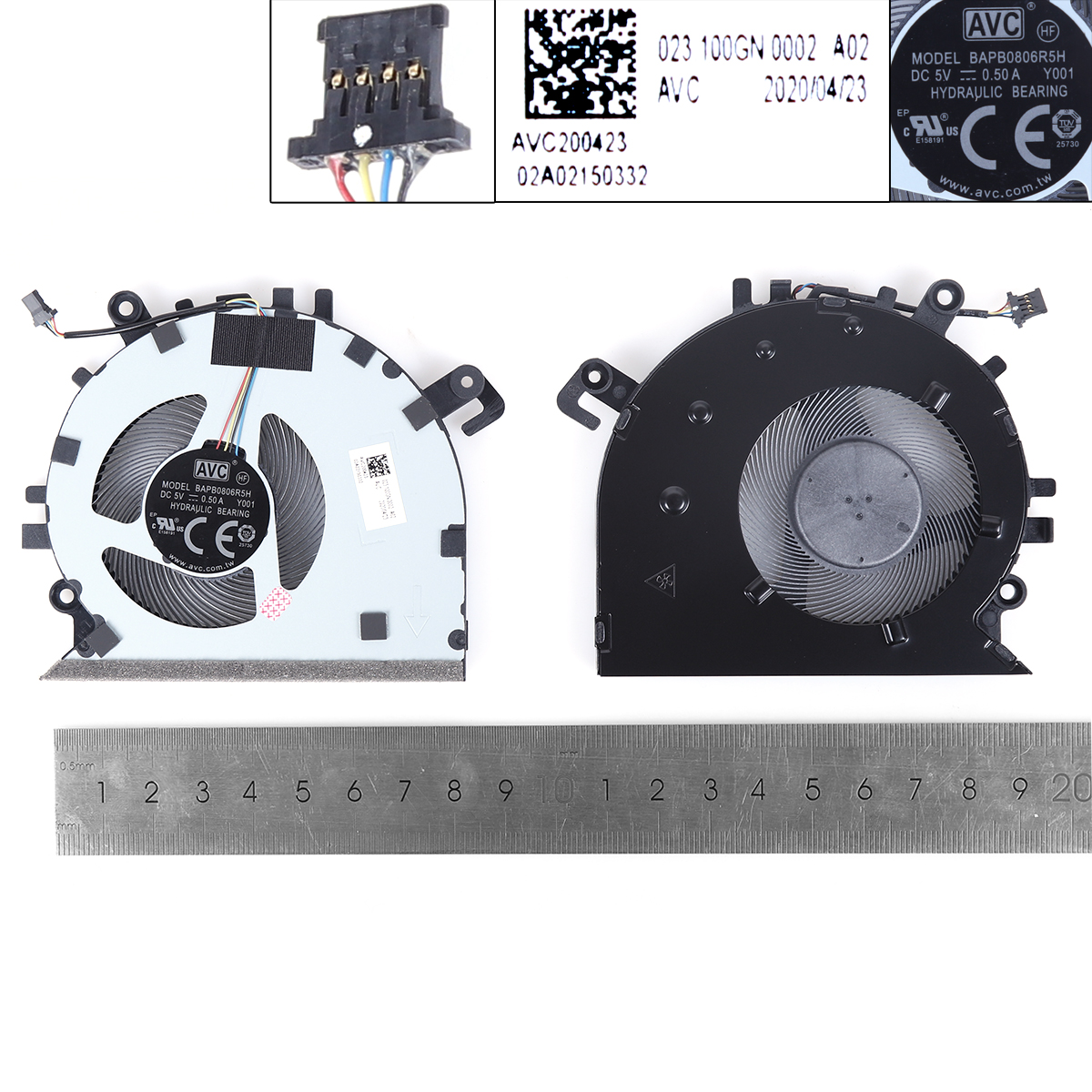 Picture of New Replacement CPU Cooling Fan For Redmi 14 XMA1901 AJ AG DG AU AG YN BB（High copy）. N/A Layout