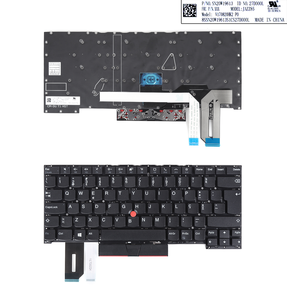 Picture of New Replacement Laptop Keyboard For ThinkPad T14s Gen 1st（with point） PO Layout