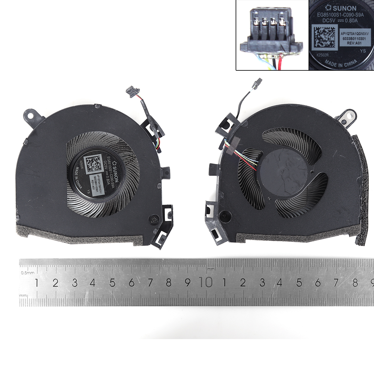 Picture of New Replacement CPU Cooling Fan For HP ZBook Fury 16 G9 G10 （GPU，ORG） N/A Layout