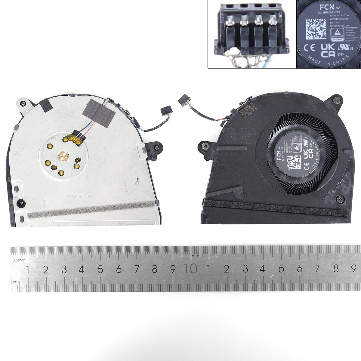 Picture of New Replacement CPU Cooling Fan For HP EliteBook 830 835 G9 G10（ORG） N08535-001 Layout
