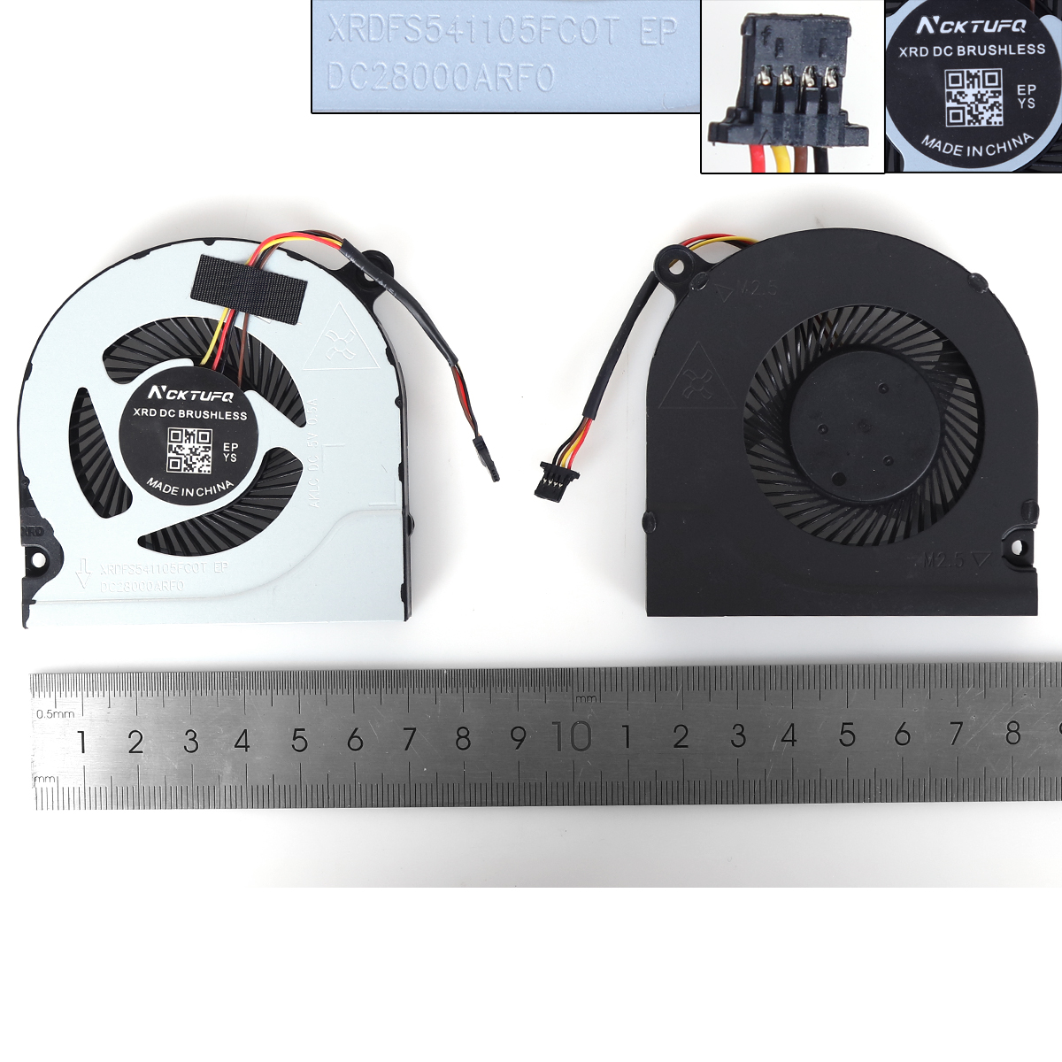 Picture of New Replacement CPU Cooling Fan For Acer Nitro AN515-51 52 G A717 N17C1（High copy） N/A Layout