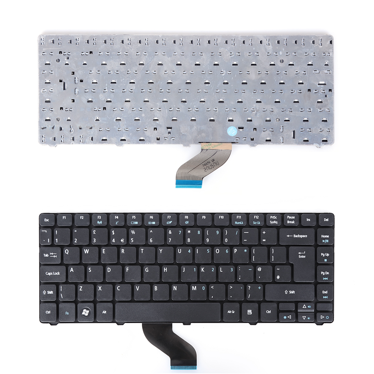 Picture of New Replacement Laptop Keyboard For ACER Aspire 4741G 4745; Emachine D640 BLACK(Compatible with 3810T) Uk Layout
