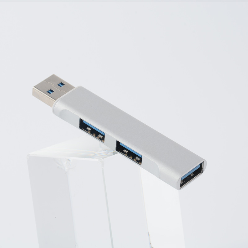Picture of USB3.0+USB2.0 expander 3-in-1 adapter Aluminum Mini 3.0 concentrator Computer HUB docking