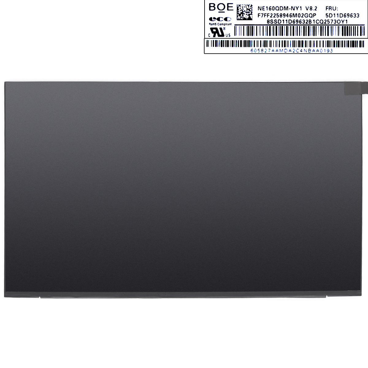Picture of MNG007DA1-1 MNG007DA1-8 NE160QDM-NY1 V8.0 165HZ 16.0" 2.5K LAPTOP LCD SCREEN