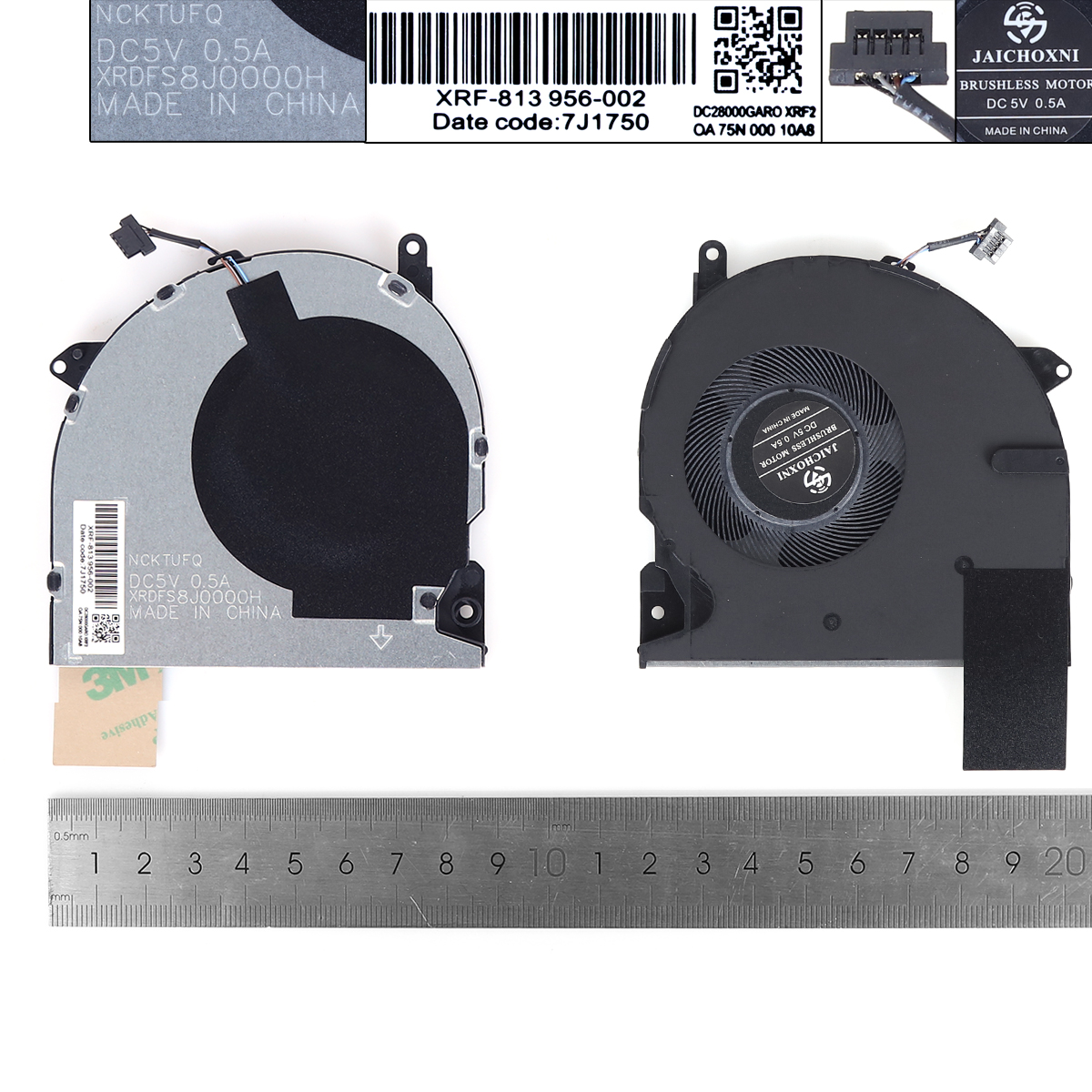 Picture of New Replacement CPU Cooling Fan For HP ZHAN 66 Pro 14 G2 HSN-Q15C 440 445 G6 G7 CPU fan（High copy） L48270-001 Layout
