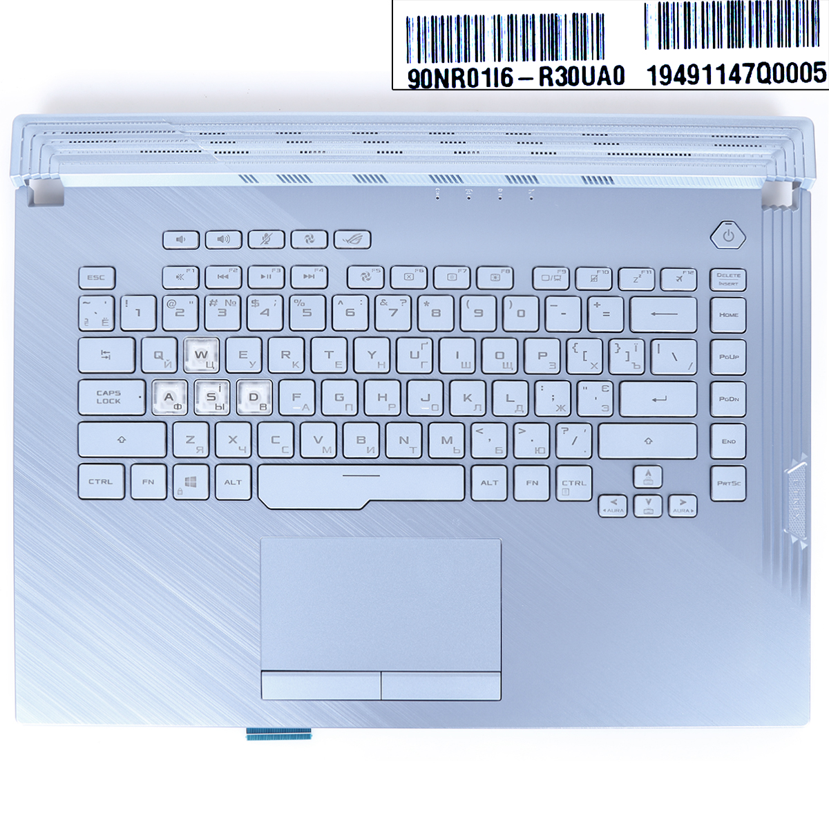 Picture of New Replacement Laptop Cover For ASUS G531GU-1C Upper Case Palmrest with RU Keyboard(RGB CHIC)