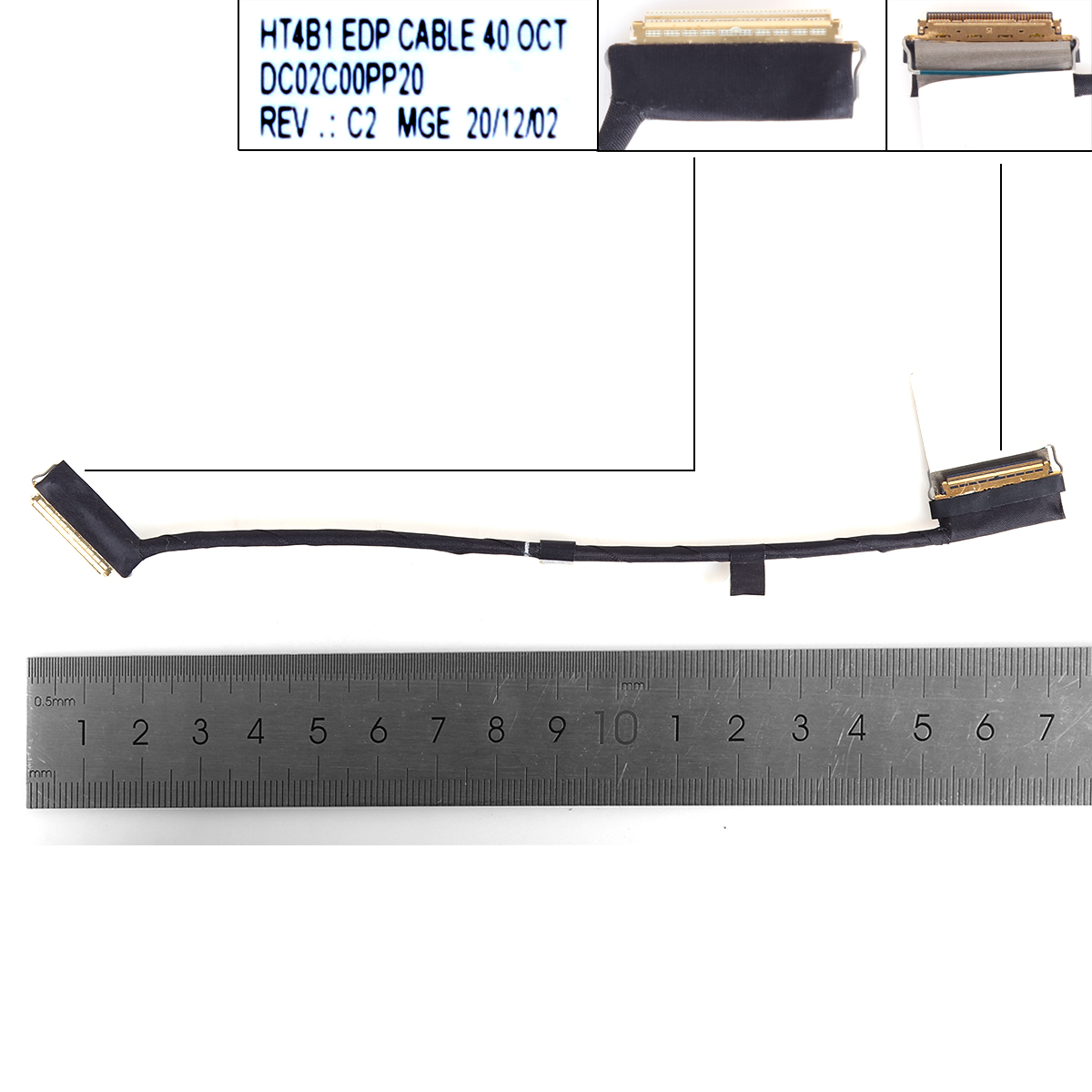 Picture of New LCD Display Screen Cable Replacement  For Lenovo Thinkpad T14s Gen 2 40pin0.4