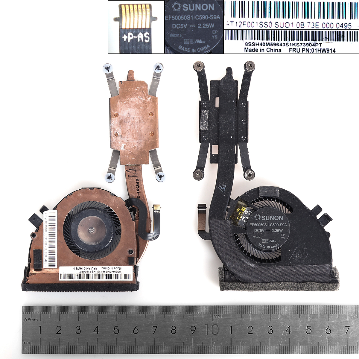 Picture of New Replacement CPU Cooling Fan For Lenovo  X240 X250 With Heatsink（NEW 90%） N/A Layout
