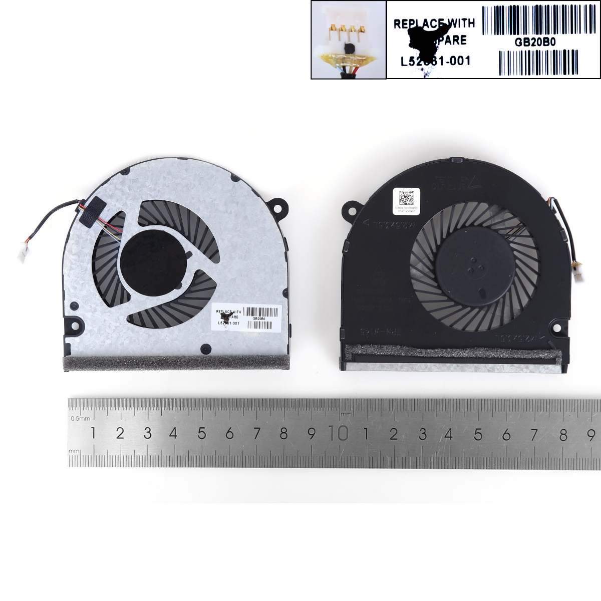Picture of New Replacement CPU Cooling Fan For HP Envy 17-CE 17M-CE0013DX TPN-W145（ORG）  L52661-001 Layout